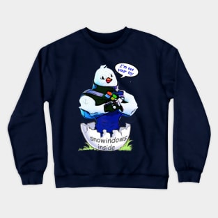 Snowmando Snowindows version I'm not your toy parody Crewneck Sweatshirt